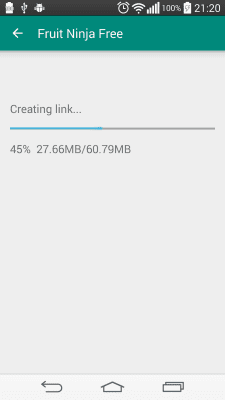 Screenshot of the application Link2SD - #7