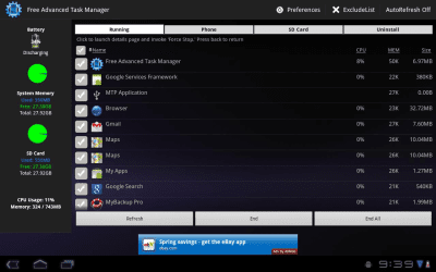 Screenshot of the application Advanced SD Card Manager - #3