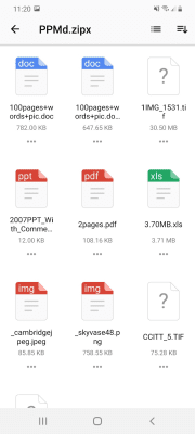 Screenshot of the application WinZip - Easily Open Zip Files - #6