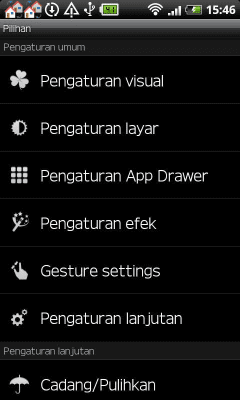 Screenshot of the application GO LauncherEX Bahasa Indonesia - #2