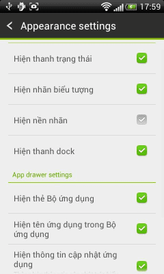 Screenshot of the application GO LauncherEX Vietnamese language - #1