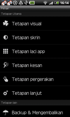 Screenshot of the application GO LauncherEX Malay language pack - #2