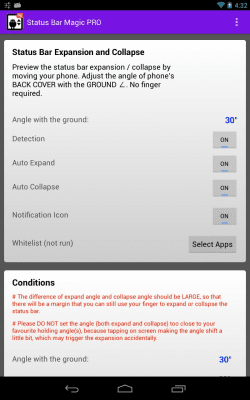 Screenshot of the application Status Bar Magic - #2