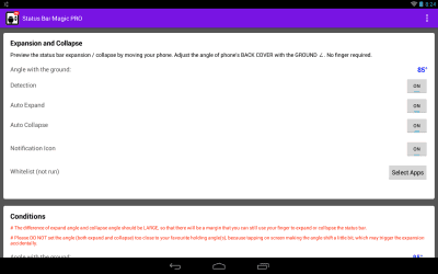 Screenshot of the application Status Bar Magic - #5