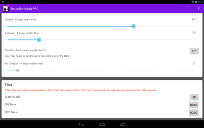 Screenshot of the application Status Bar Magic - #6