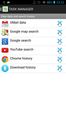 Screenshot of the application TaskManager-MobilePhoneSpeedup - #5