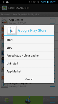Screenshot of the application TaskManager-MobilePhoneSpeedup - #6