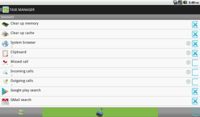 Screenshot of the application TaskManager-MobilePhoneSpeedup - #8