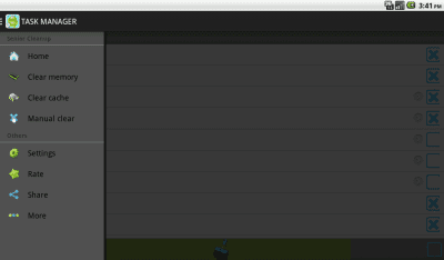 Screenshot of the application TaskManager-MobilePhoneSpeedup - #9