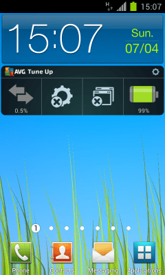 Screenshot of the application AVG Task and Battery Manager - #1