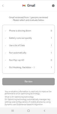 Screenshot of the application DxClean - #4