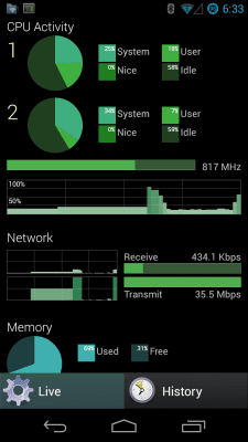 Screenshot of the application SystemPanelLite Task Manager - #2