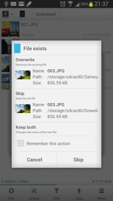 Screenshot of the application Solid Explorer Classic - #6