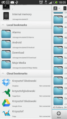 Screenshot of the application Solid Explorer Classic - #7