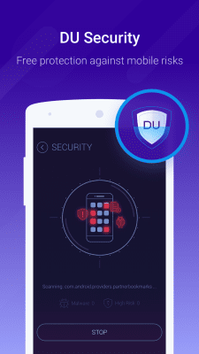 Screenshot of the application DU Speed Booster (Cleaner) - #3