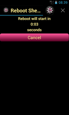Screenshot of the application Reboot on schedule - #7