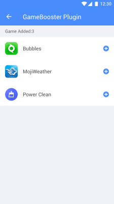 Screenshot of the application Game Booster (Plugin) - #5