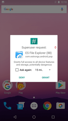 Screenshot of the application SuperSU - #1