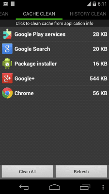 Screenshot of the application Android System Cleaner - #2