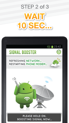 Screenshot of the application Signal Booster 2X (3G/4G/WIFI) - #3