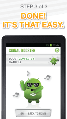 Screenshot of the application Signal Booster 2X (3G/4G/WIFI) - #4