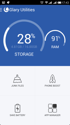 Screenshot of the application Glary Utilities - #1