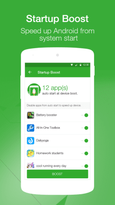 Screenshot of the application Memory Accelerator - #4