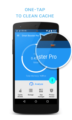 Screenshot of the application Smart Booster - optimizer - #1