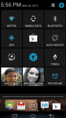 Screenshot of the application AntTek Quick Settings - #1