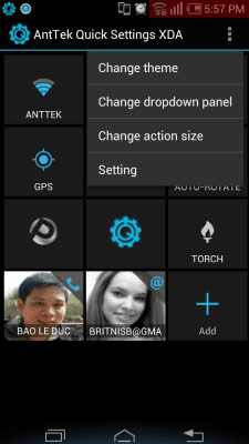 Screenshot of the application AntTek Quick Settings - #4