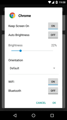 Screenshot of the application Application Settings - #4