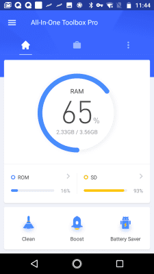 Screenshot of the application Quick Settings (Plugin) - #1