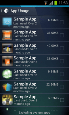 Screenshot of the application AVG Mobile Uninstaller - #3
