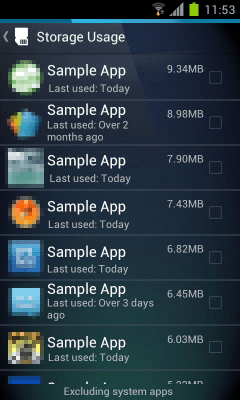Screenshot of the application AVG Mobile Uninstaller - #6