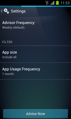Screenshot of the application AVG Mobile Uninstaller - #7