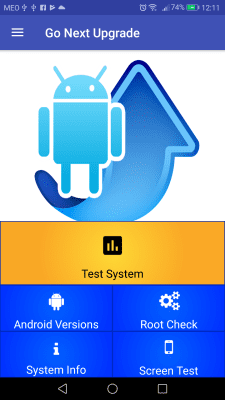 Screenshot of the application Upgrade for Android Go Next - #1
