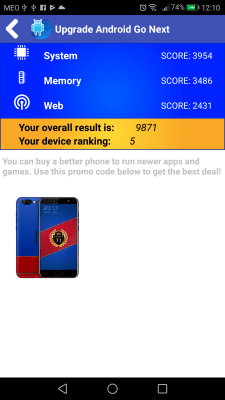 Screenshot of the application Upgrade for Android Go Next - #4