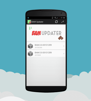 Screenshot of the application BAM Updater - #1