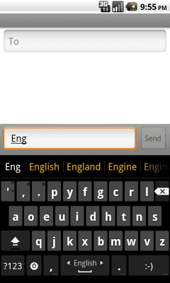 Screenshot of the application English completion dictionary for Hacker's Keyboard - #2