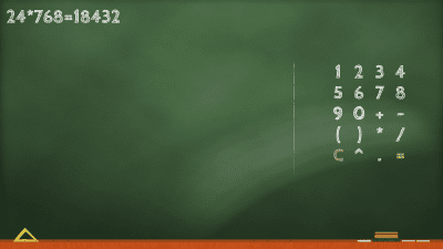 Screenshot of the application ChalkBoard (Calculator) - #2