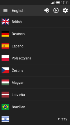 Screenshot of the application Magyar for DVBeep - #1