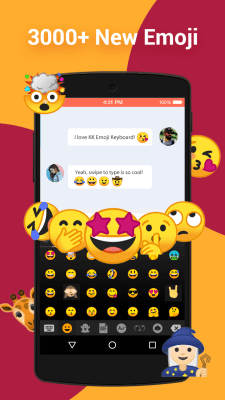 Screenshot of the application Emoji Keyboard - Japanese - #4