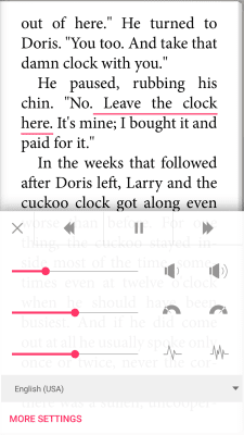 Screenshot of the application Chinese Fonts Bookari Reader - #6