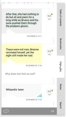 Screenshot of the application Japanese Fonts Bookari Reader - #5