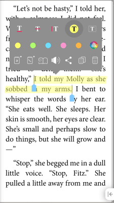 Screenshot of the application Japanese Fonts Bookari Reader - #6