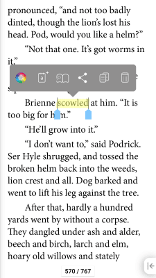 Screenshot of the application Bookari Free - #4