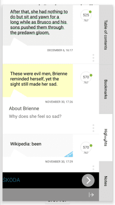 Screenshot of the application Bookari Free - #6