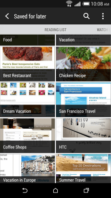 Screenshot of the application HTC Internet - #3