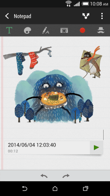 Screenshot of the application HTC Scribble - #4