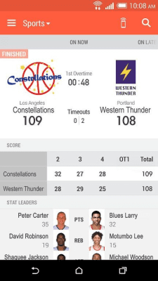 Screenshot of the application HTC Sense TV - #4